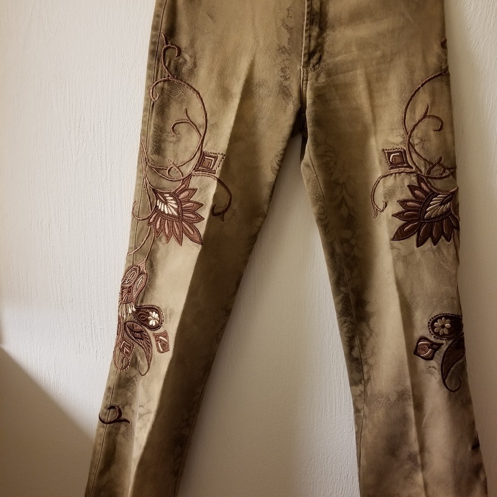 BrazilRoxx jeans Embroidered textured size 8